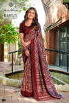 Nargis Vol 06 By Kashvi Black Vichitra Printed Saree Bulk Orders In India